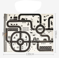 North European Style Kids Car City Scene Taffic Highway Map Play Mat Educational Toys For Children Gym Games Road Carpet