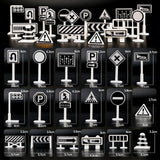 North European Style Kids Car City Scene Taffic Highway Map Play Mat Educational Toys For Children Gym Games Road Carpet