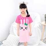 Children Pajamas Dresses | Summer Cartoon Nightgown Clothes For Kids | Kids Sleepwear Gecelik