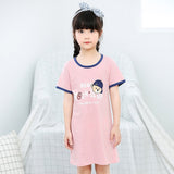 Children Pajamas Dresses | Summer Cartoon Nightgown Clothes For Kids | Kids Sleepwear Gecelik