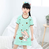 Children Pajamas Dresses | Summer Cartoon Nightgown Clothes For Kids | Kids Sleepwear Gecelik