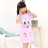 Children Pajamas Dresses | Summer Cartoon Nightgown Clothes For Kids | Kids Sleepwear Gecelik