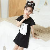 Children Pajamas Dresses | Summer Cartoon Nightgown Clothes For Kids | Kids Sleepwear Gecelik